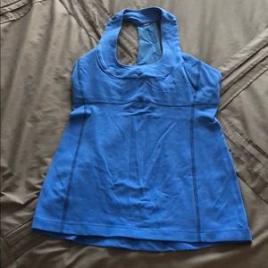 Blue Lulu Lemon Work Out Tank